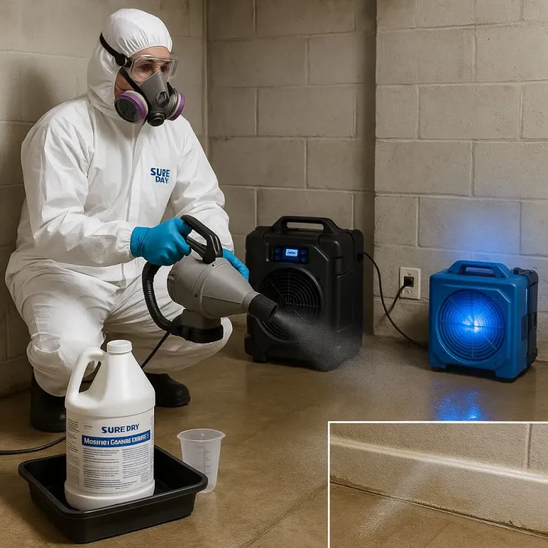 Sanitization and Odor Removal process in Cullowhee, NC